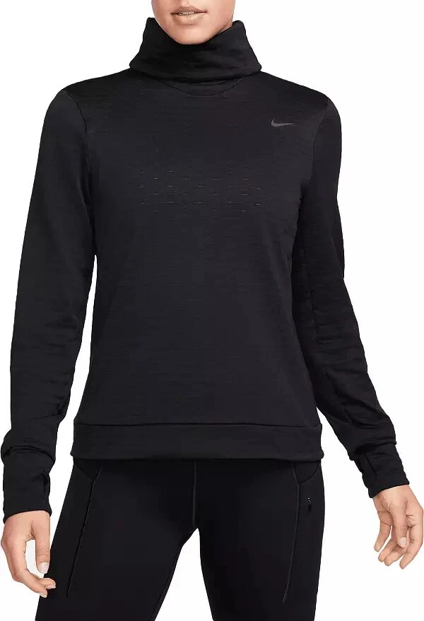 NWT Nike Therma-FIT Swift Element Turtleneck Running Top (FB5306-010) Women's S