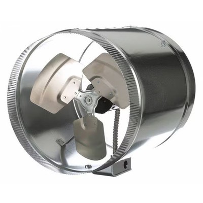 Tjernlund Products Steel 14''D,15.8''H,14''W Inline Duct Fan EF-14 Tjernlund