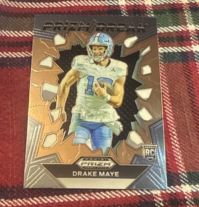 2024 Panini Prizm Draft Picks - Prizm Break Drake Maye #PB-DME (RC)