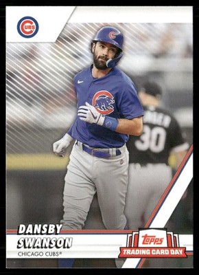 Dansby Swanson 2024 Topps International Trading Card Day #NTCD-B6