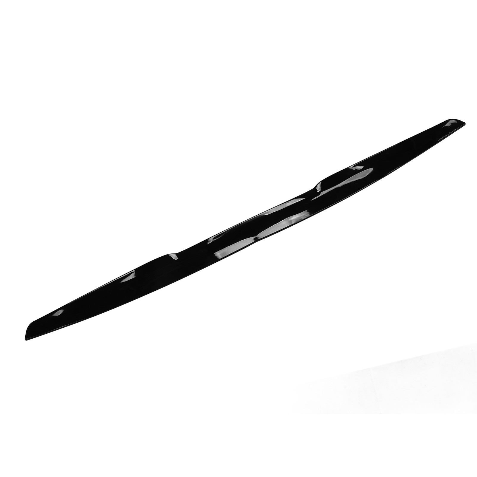 Universal Roof Trunk Spoiler Lip Rubber Gloss Black