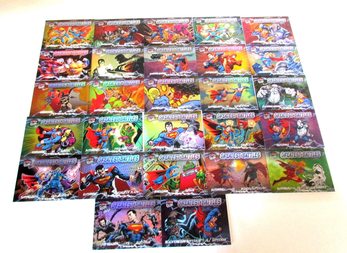 2026 Fleer Ultra Superman GREATEST BATTLES GB-23
