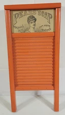 Vintage Pear's Soap Washboard Columbus Washboard Company 18" Home Decor 