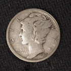 1920    *P*  MERCURY SILVER DIME    * NICE *    FREE SHIPPING  C2782