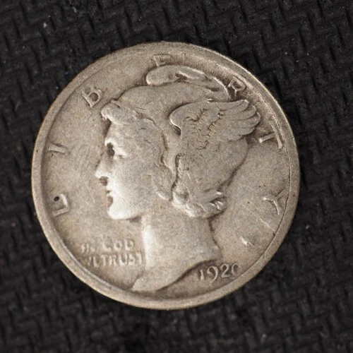 1920    *P*  MERCURY SILVER DIME    * NICE *    FREE SHIPPING  C2782