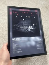 Fontaines D.C. Dogrel A4 Framed Print Poster With Frame