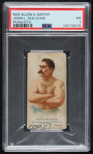 1887 N28 Allen & Ginter #45 John L. Sullivan — PSA 1