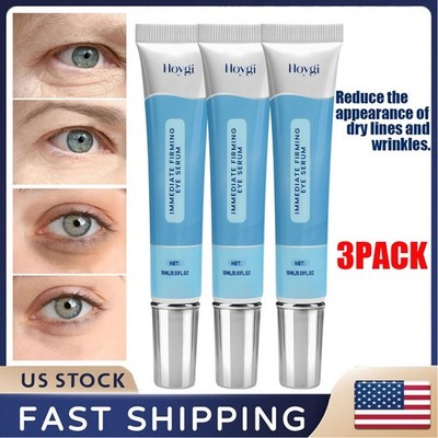 3Pack Firming Eye Serum for Rapid Reduces Under-Eye Bags, Wrinkles, Dark Circles