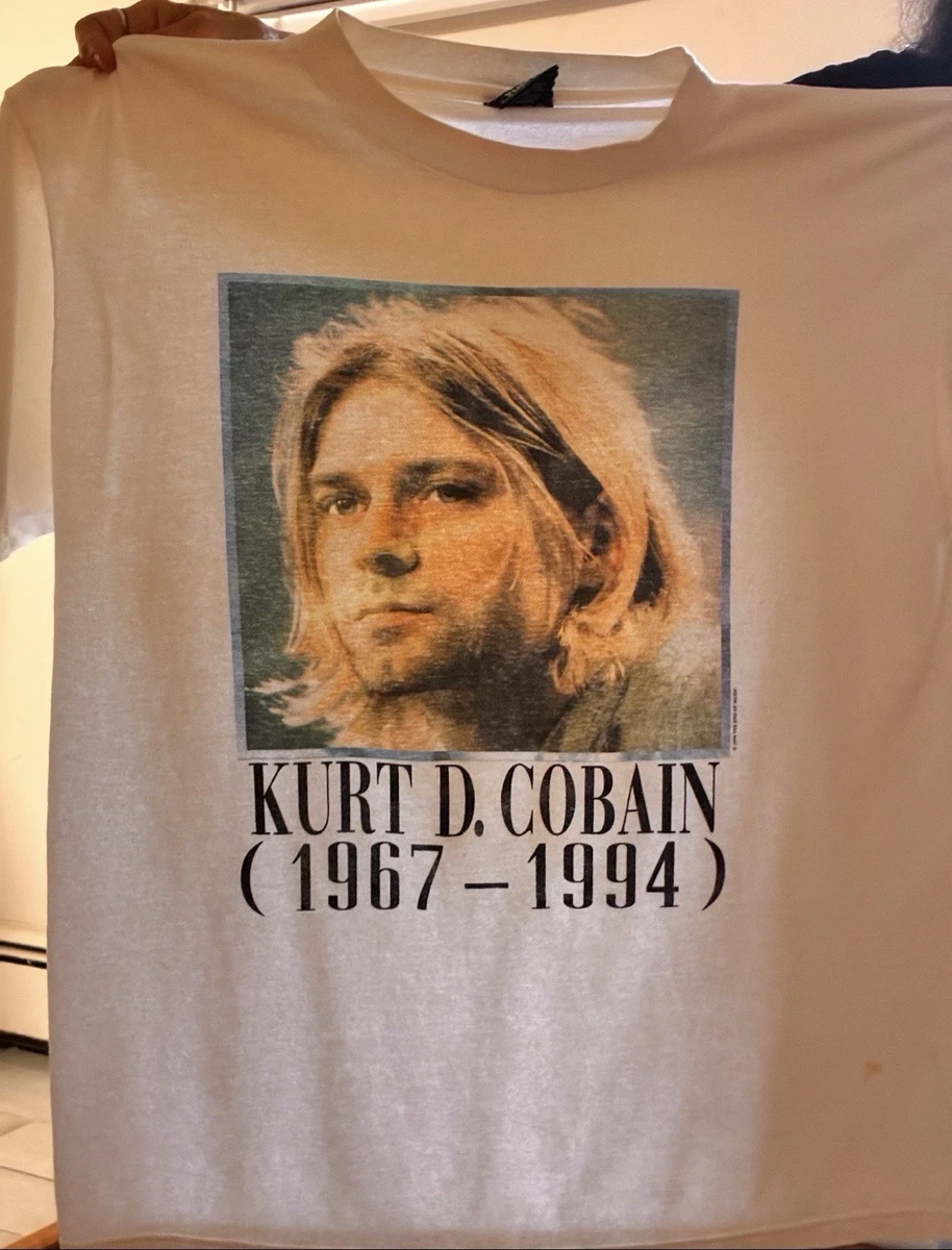 Kurt Cobain T Shirt Vintage In Men's T-Shirts for sale - eBay