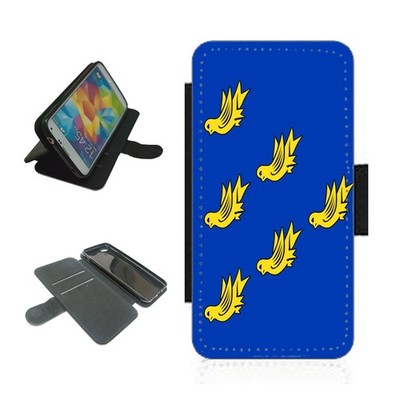 Handyhülle Sussex Flagge Design Flip Wallet für iPhone/Samsung/Pixel County