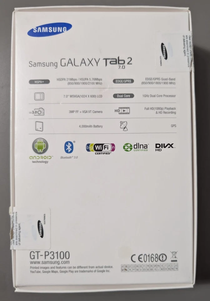 Samsung Galaxy GT-P3100 Tab 2 - 7.0 8GB Titanium Silver Unbenutzt! mit OVP - Bild 2 von 4