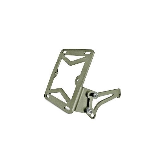 Support de plaque déporté Typhoon Ludix en métal froid anti-vibration et durable