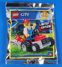 LEGO® City Limited Edition 951903 Gärtner Figur Georg mit Traktor Rasenmäher 