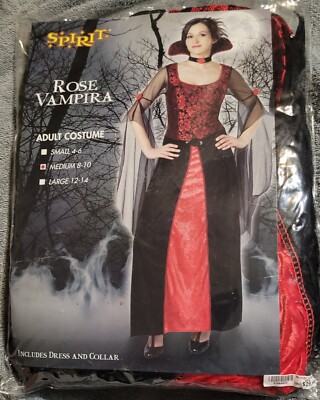 vampire dress women Dark Countess Costume Attached sleeves decorated with black lace trim Vampire Costume for Women with