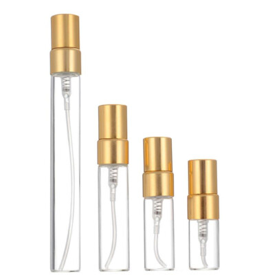 3ml 5ml 10ml clear glass SPRAY bottles Fine mist sprayer refillable perfume NEW