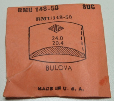 BULOVA WATCH CRYSTAL CMT 346-30 WATCHMAKER REPLACEMENT PART SUC AMU 148-50 #77