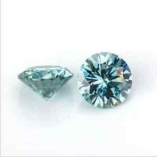 1 Ct Fancy Blue color Round Cut VVS1 Diamond Premium Quality Loose Gemstone
