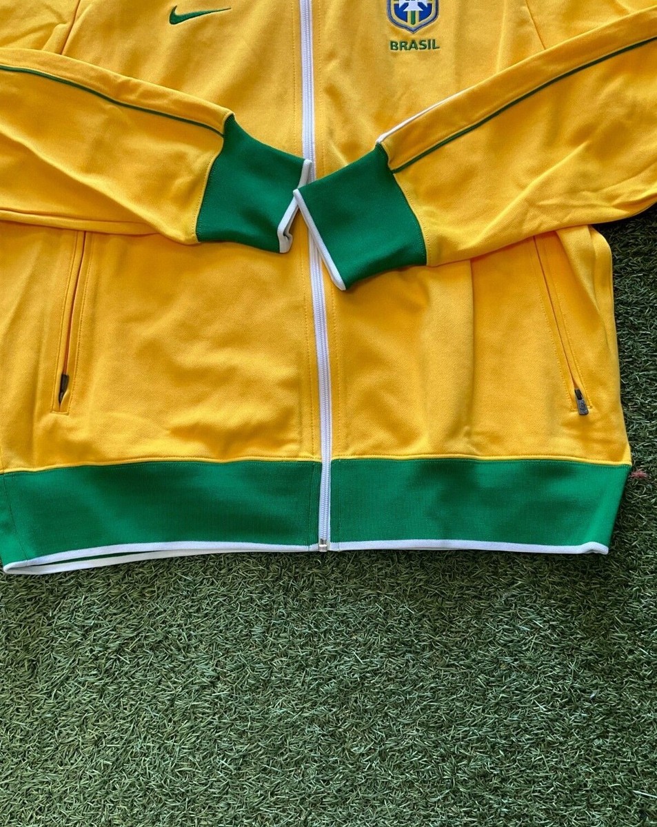 Nike Brazil N98 Men's Anthem Jacket 2010 - Yellow | eBay
