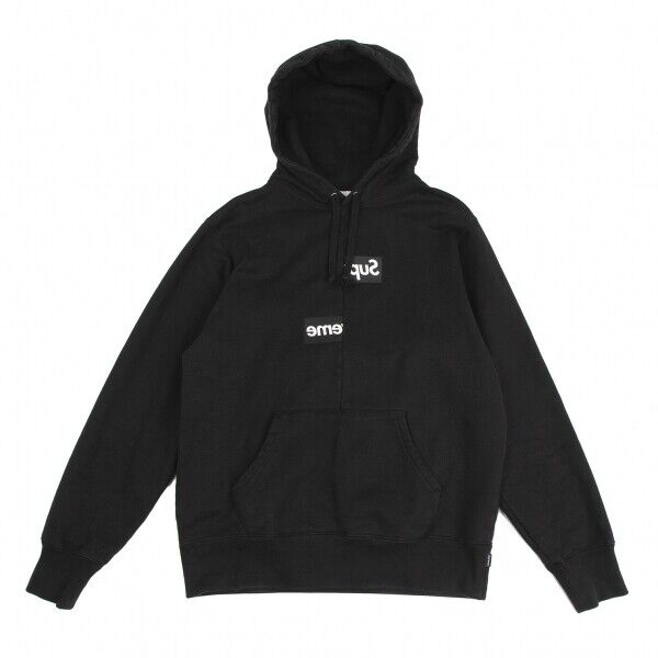 COMME des GARCONS SHIRT Supreme Split BOX Logo Hoodie Size S COMME des GARCONS SHIRT Supreme Split BOX Logo Hoodie Size S