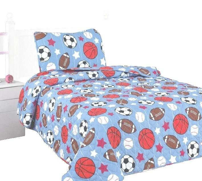 Edredones Multicolor Deportivo, colchas y cobertores para cunas