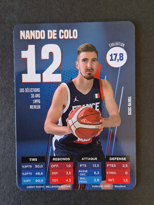 Nando De Colo #12 Card Slam Deck 2023 Basket France | eBay Australia