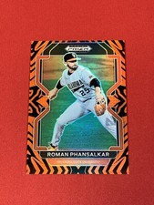 2022 Panini Prizm Draft Picks - Tiger Stripe Prizm #PDP208 Roman Phansalkar /99