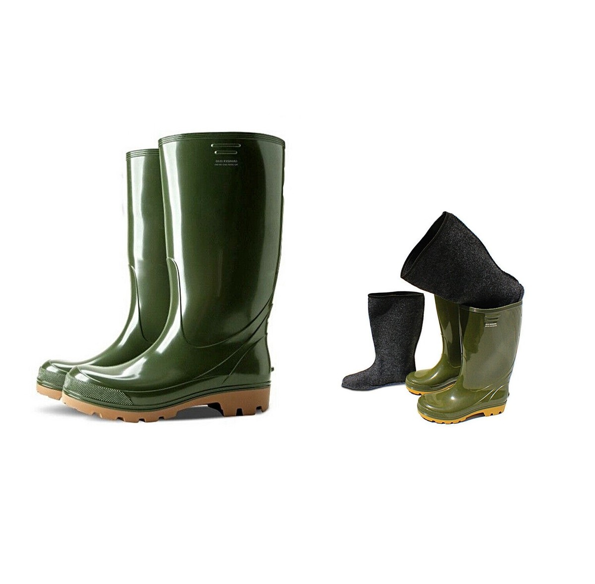 Waterproof Boots Mens Farming Wellies Premium Walking Hunting