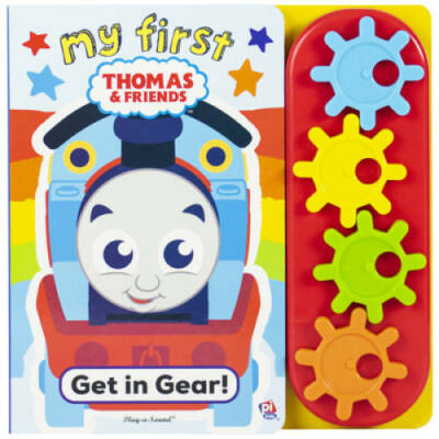 My First Thomas and Friends - Get in Gear - Play-a-Sound - Board book - GOOD
