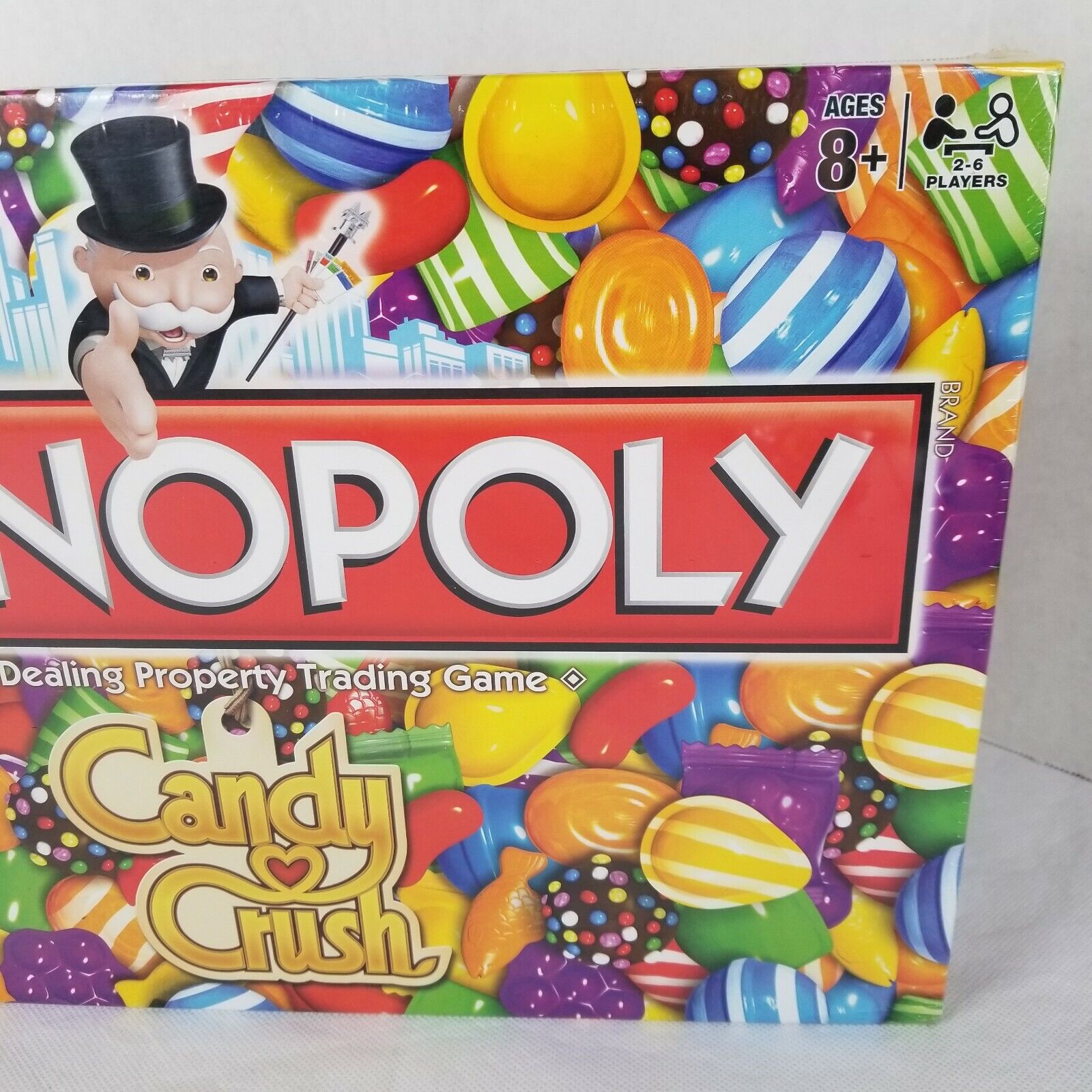 New Gift Box Candy Crush Soda Saga Monopoly Board Game Fun Joy Happy Times