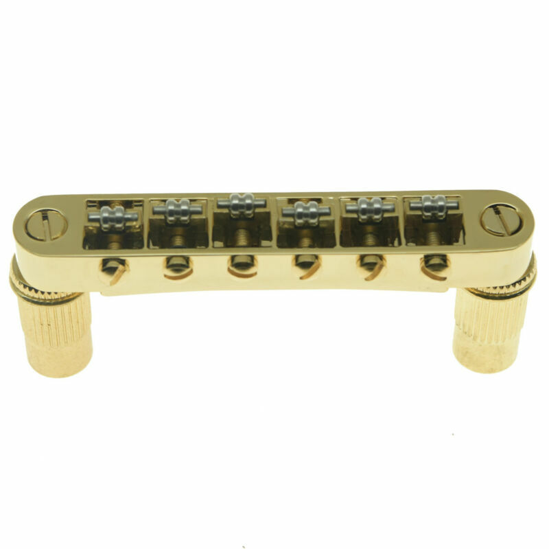 Buy KAISH Chroe Guitar Roller Saddle Bridge Tune-O-atic Bridge with