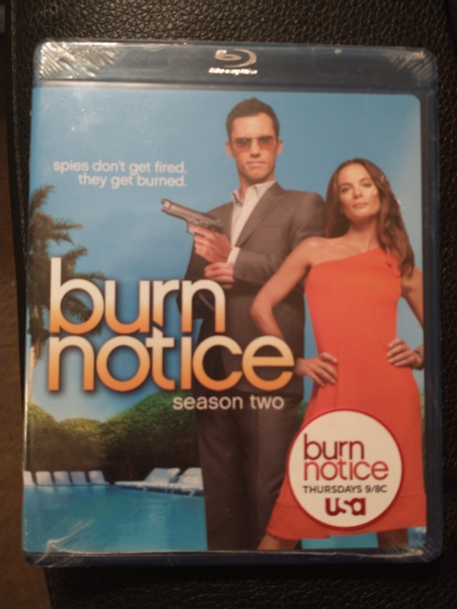 NEW BLU RAY BURN NOTICE COMPLETE SEASON TWO 2 SPY ACTION BRUCE