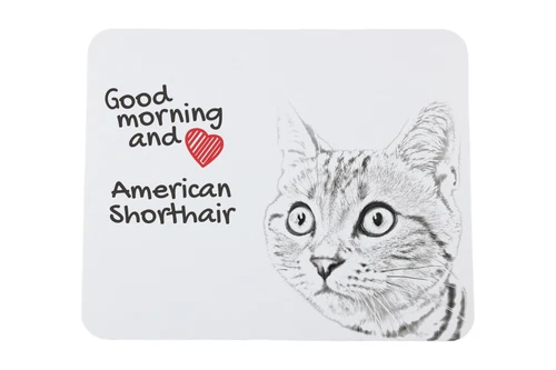 Amerikaanse korthaar muismat met kat Art-Dog