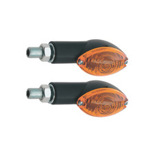 Coppia frecce moto CAT-EYE lampadina alogene omologate universali gambo corto