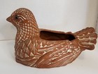 Teleflora Terracotta Clay Pottery Planter Dove Bird Quail 1985 6”Tx10”Lx5.5”W — photo 4