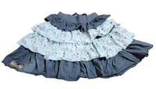 Matilda Jane Character Counts Girls Skirt Size 10 Boutique Blue Purple Gray
