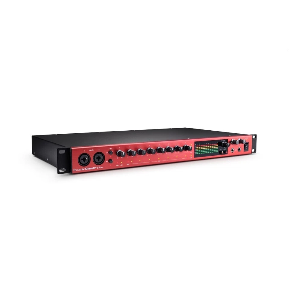 FOCUSRITE CLARETT+ 8PRE Studio-Grade 18-In/20-Out USB/MIDI Audio Interface - Image 2 of 4