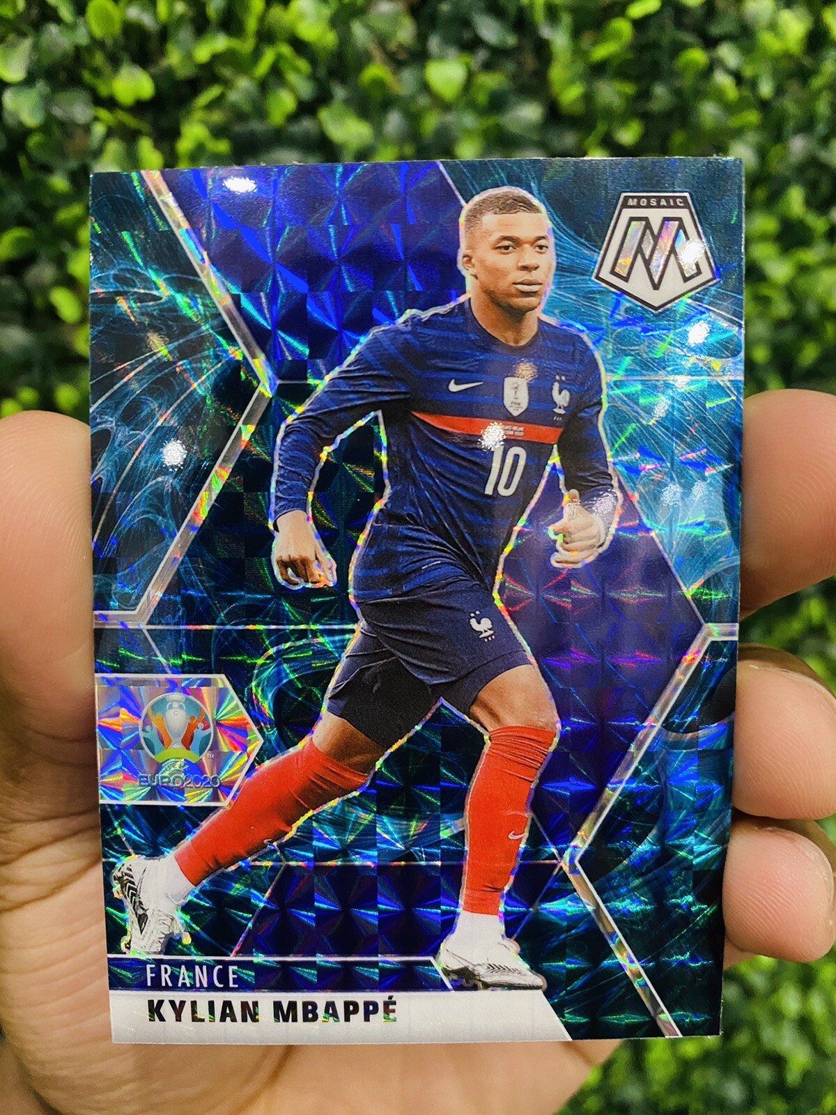 2020-21 Kylian Mbappe Genesis Mosaic UEFA EURO PSG Soccer France