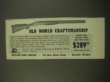 1965 Richland Arms Model 808 Deluxe Skeet and Trap Gun Advertisement