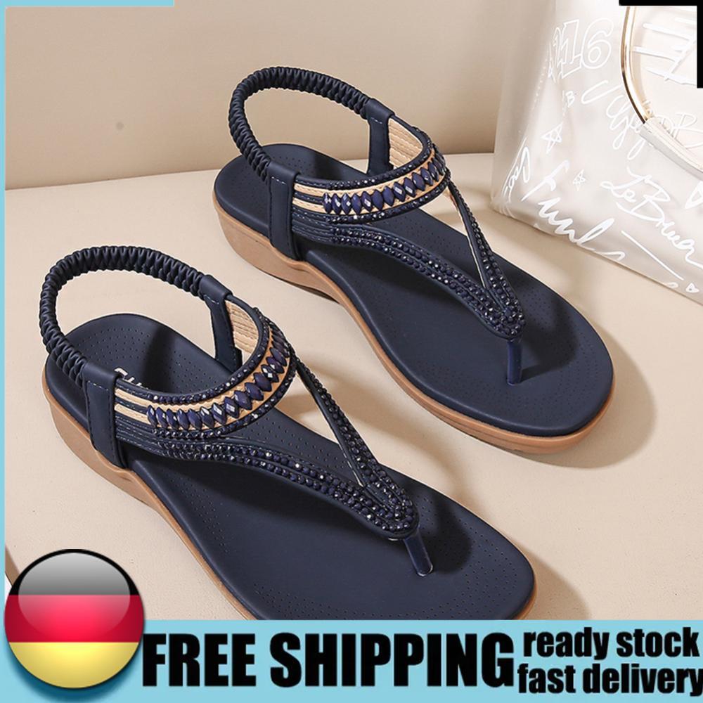 APL Sandali Boho Piatti Traspiranti Alla Moda Sandali Plateau per Spiaggia (40