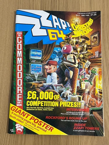 Zzap! 64 Issue No.9 December 1985 Commodore 64 Magazine -👽👾Retro Gift Idea👾👽