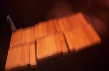 49 Piece Dry Black Cherry lathe turning Pen Blanks 1x1x5 1/2"