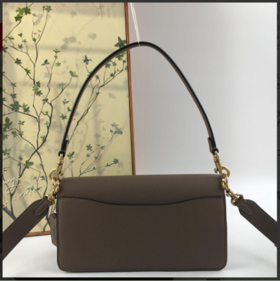 COACH CH857 Tabby Shoulder Bag 26 Polished Pebble Leather Dark