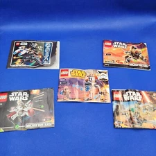 Lego 75161 75072 75089 75133 Star Wars Manual Instruction Booklets ONLY Lot of 5