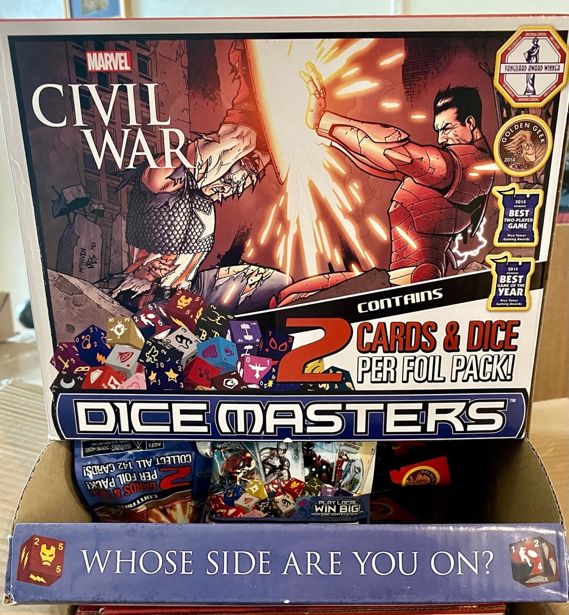 Marvel Dice Masters: Civil War 90ct Booster Counter-top Display New Full Box AUG Marvel Dice Masters: Civil War 90ct Booster Counter-top Display New Full Box AUG