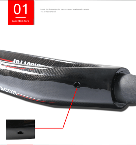 20in front fork bike Straight tube 1-1/8 carbon fork Bicycles Conical tube - Picture 2 of 20