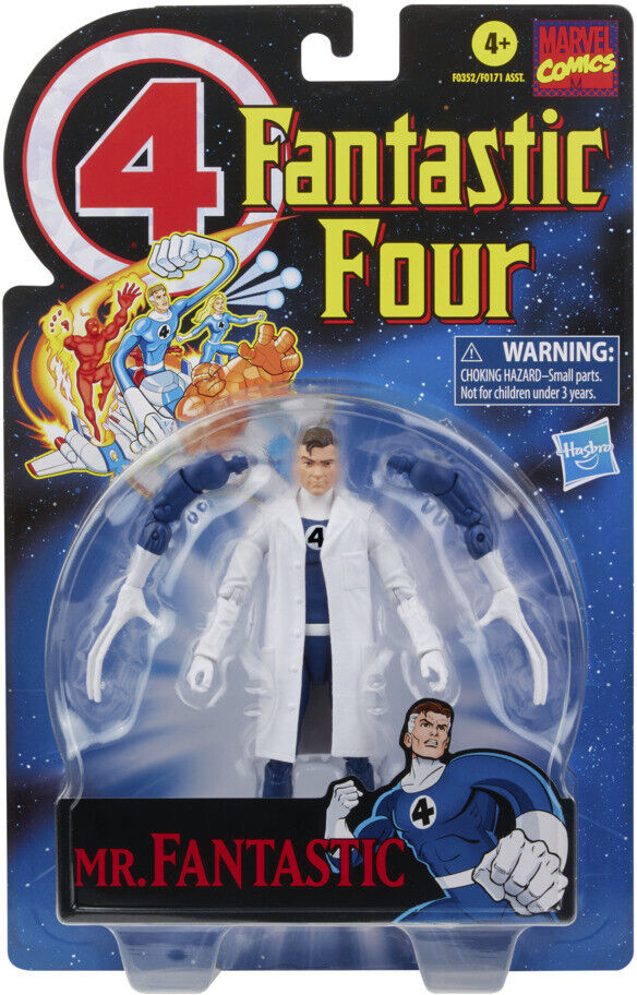 Marvel Legends Vintage Retro 6" Figure Fantastic Four F4 Mr. Fantastic IN STOCK