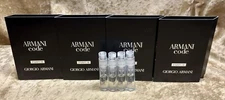 Armani Code Parfum Giorgio Armani 4X Samples 1.2 Ml. 0.04 Fl. Oz. Spray