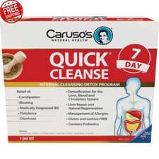 Carusos Quick Cleanse 7 Day Internal Body’s Major Cleansing Detox Program Kit