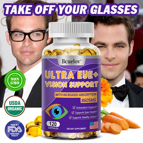 Ultra Eye+Vision Support Capsules - Antioxidant,Supports Healthy Eye ...