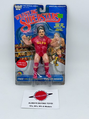 Nikolai Volkoff MOC WWF Vintage 80's LJN Figure NE...